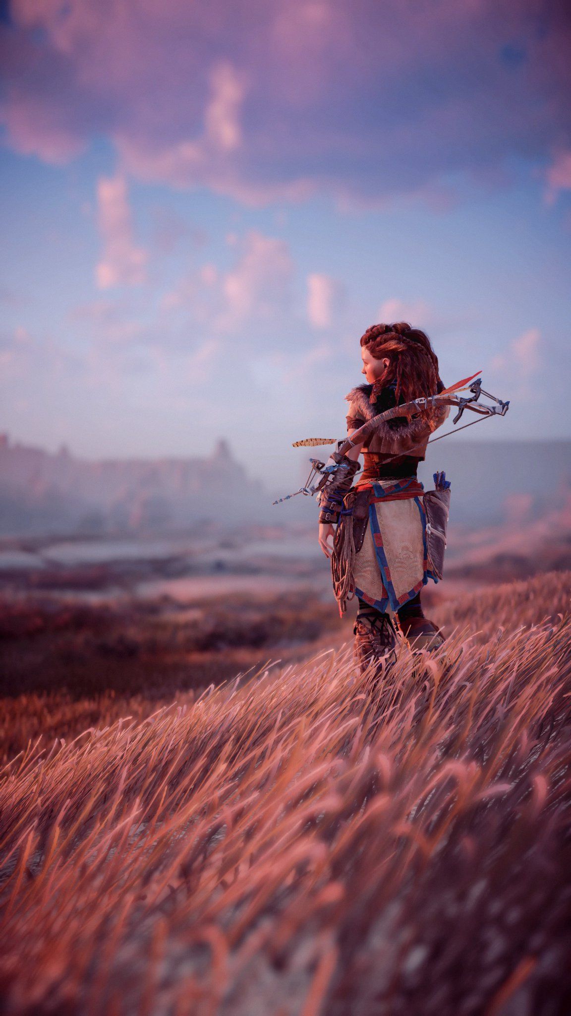 手机壁纸分享《地平线零之曙光》7 aloy的一组背影. - 即刻app