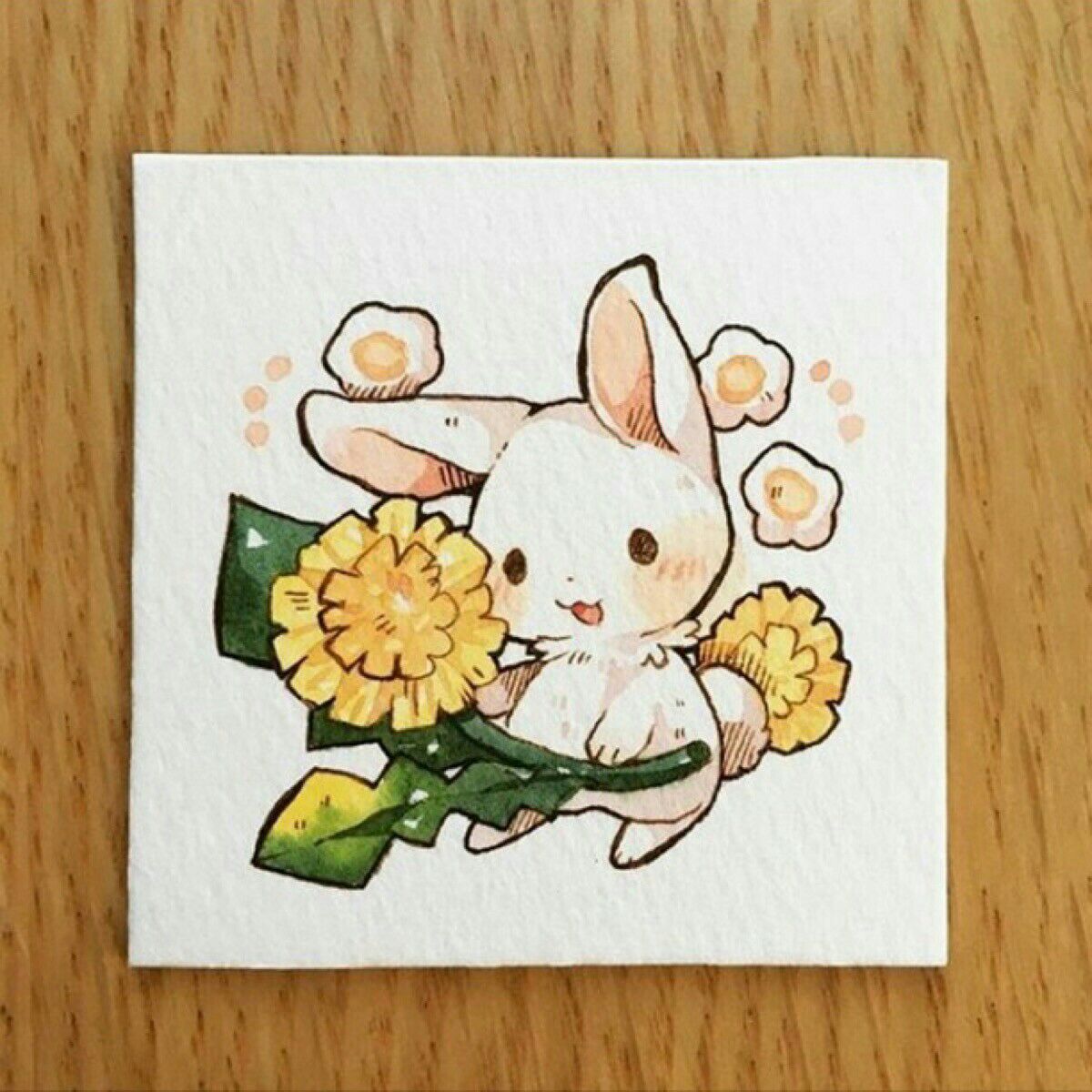 日本插画师mokarooru 这兔子画的也太可爱了吧99 - 即刻app