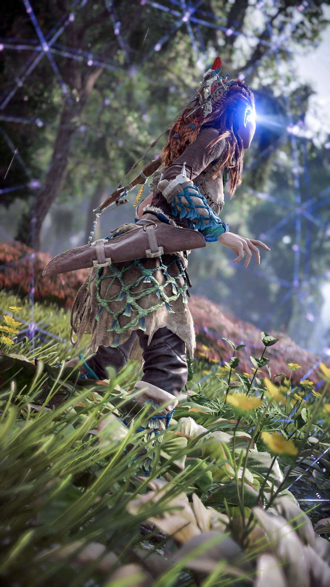 手机壁纸分享《地平线零之曙光》7 aloy的一组背影. - 即刻app